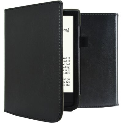 imoshion Vegan Leather Klapphülle für das Pocketbook Touch Lux 5 / HD 3 / Basic Lux 4 / Vivlio Lux 5 - Schwarz imoshion Vegan Leather Klapphülle für das Pocketbook Touch Lux 5 / HD 3 / Basic Lux 4 / Vivlio Lux 5 - Schwarz