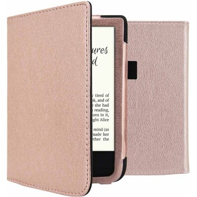 imoshion Vegan Leather Klapphülle für das Pocketbook Touch Lux 5 / HD 3 / Basic Lux 4 / Vivlio Lux 5 - Rosé gold imoshion Vegan Leather Klapphülle für das Pocketbook Touch Lux 5 / HD 3 / Basic Lux 4 / Vivlio Lux 5 - Rosé gold