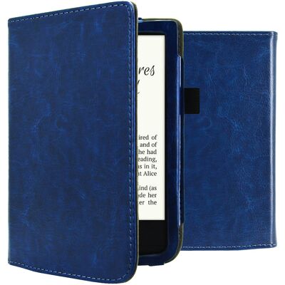 imoshion Vegan Leather Klapphülle für das Pocketbook Touch Lux 5 / HD 3 / Basic Lux 4 / Vivlio Lux 5 - Dunkelblau imoshion Vegan Leather Klapphülle für das Pocketbook Touch Lux 5 / HD 3 / Basic Lux 4 / Vivlio Lux 5 - Dunkelblau