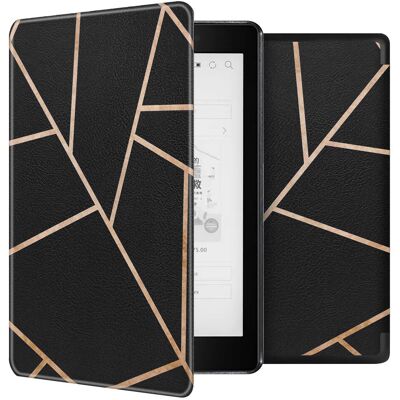 imoshion Design Slim Hard Case Klapphülle für das Kobo Aura One - Black Graphic imoshion Design Slim Hard Case Klapphülle für das Kobo Aura One - Black Graphic