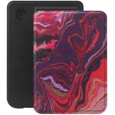 Selencia Vivid Klapphülle für das Kobo Clara Colour / Clara BW - Marble Purple Selencia Vivid Klapphülle für das Kobo Clara Colour / Clara BW - Marble Purple