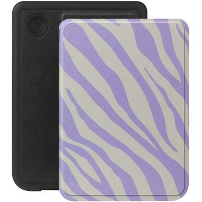 Selencia Vivid Klapphülle für das Kobo Clara Colour / Clara BW - Zebra Light Lilac Selencia Vivid Klapphülle für das Kobo Clara Colour / Clara BW - Zebra Light Lilac