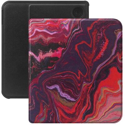 Selencia Vivid Klapphülle für das Kobo Libra Colour / Libra 2 - Marble Purple Selencia Vivid Klapphülle für das Kobo Libra Colour / Libra 2 - Marble Purple