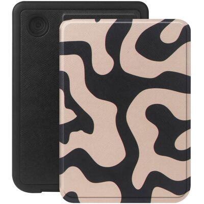 Selencia Vivid Klapphülle für das Kobo Clara Colour / Clara BW - Art Wave Black Selencia Vivid Klapphülle für das Kobo Clara Colour / Clara BW - Art Wave Black