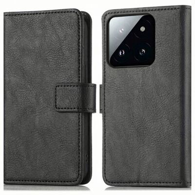 imoshion Luxuriöse Klapphülle für das Xiaomi 14T - Schwarz imoshion Luxuriöse Klapphülle für das Xiaomi 14T - Schwarz