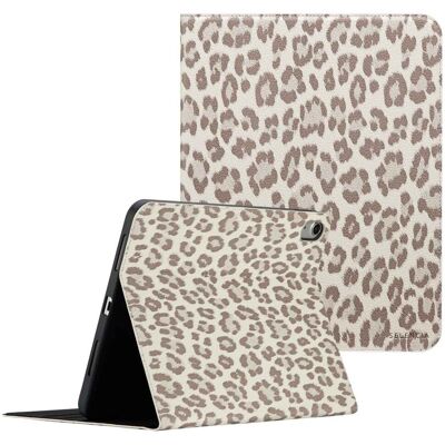 Selencia Sabi Klapphülle mit Leopardenmuster für das Apple iPad 11 (2025) 11 Zoll A16 / iPad 10 (2022) 10.9 Zoll - Soft Ivory Selencia Sabi Klapphülle mit Leopardenmuster für das Apple iPad 11 (2025) 11 Zoll A16 / iPad 10 (2022) 10.9 Zoll - Soft Ivory