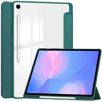 imoshion Trifold Hardcase Klapphülle für das Samsung Galaxy Tab S10 FE Plus - Grün imoshion Trifold Hardcase Klapphülle für das Samsung Galaxy Tab S10 FE Plus - Grün