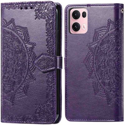 imoshion Mandala Klapphülle für das Oppo Reno 13 Pro - Violett imoshion Mandala Klapphülle für das Oppo Reno 13 Pro - Violett