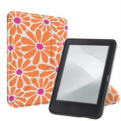 imoshion Design Klappbare Klapphülle für das Kobo Clara Colour / BW - Orange Flowers Connect imoshion Design Klappbare Klapphülle für das Kobo Clara Colour / BW - Orange Flowers Connect
