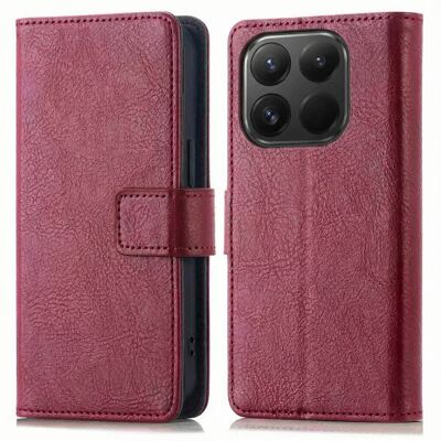 imoshion Luxuriöse Klapphülle für das Xiaomi 15T Pro - Bordeaux imoshion Luxuriöse Klapphülle für das Xiaomi 15T Pro - Bordeaux