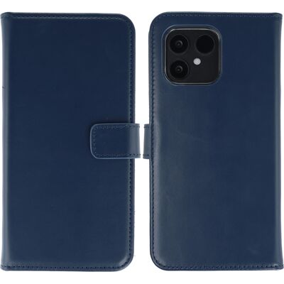 Selencia Echtleder Klapphülle für das Fairphone 6 - Dunkelblau Selencia Echtleder Klapphülle für das Fairphone 6 - Dunkelblau