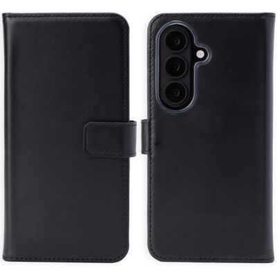 Selencia Echtleder Klapphülle für das Samsung Galaxy S26 - Schwarz Selencia Echtleder Klapphülle für das Samsung Galaxy S26 - Schwarz