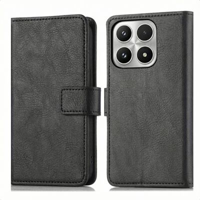 imoshion Luxuriöse Klapphülle für das Xiaomi 17 - Schwarz imoshion Luxuriöse Klapphülle für das Xiaomi 17 - Schwarz