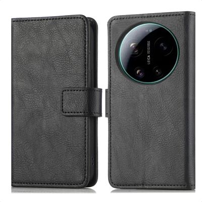 imoshion Luxuriöse Klapphülle für das Xiaomi 17 Ultra - Schwarz imoshion Luxuriöse Klapphülle für das Xiaomi 17 Ultra - Schwarz