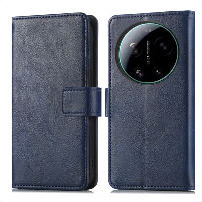 imoshion Luxuriöse Klapphülle für das Xiaomi 17 Ultra - Dunkelblau imoshion Luxuriöse Klapphülle für das Xiaomi 17 Ultra - Dunkelblau