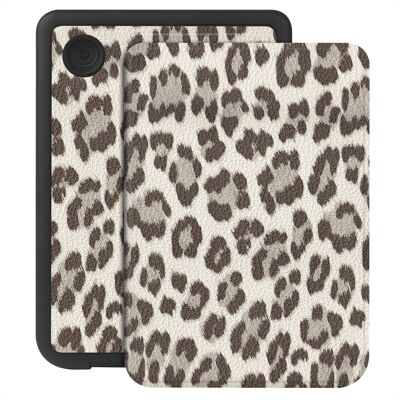 Selencia Sabi Klapphülle mit Leopardenmuster für das Kobo Clara Colour / Clara BW - Soft Ivory Selencia Sabi Klapphülle mit Leopardenmuster für das Kobo Clara Colour / Clara BW - Soft Ivory