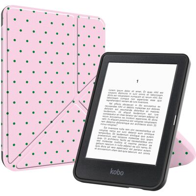 imoshion Design Klappbare Klapphülle für das Kobo Clara Colour / BW - Happy Dots imoshion Design Klappbare Klapphülle für das Kobo Clara Colour / BW - Happy Dots