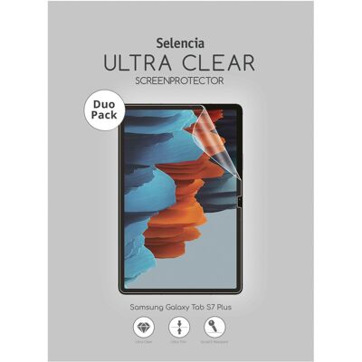 Selencia Duo Pack Screenprotector für das Samsung Galaxy Tab S9 FE Plus / Tab S9 Plus / S8 Plus / S7 Plus / Tab S7 FE 5G Selencia Duo Pack Screenprotector für das Samsung Galaxy Tab S9 FE Plus / Tab S9 Plus / S8 Plus / S7 Plus / Tab S7 FE 5G