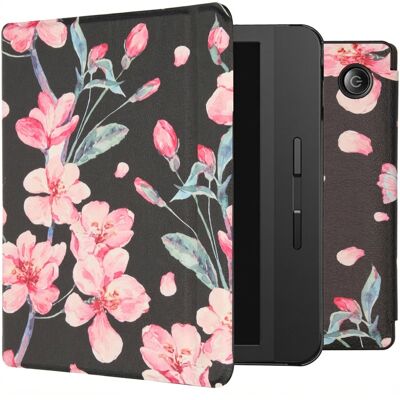 imoshion Design Slim Hard Case Sleepcover mit Stand für das Tolino Vision 5 - Blossom Watercolor Black imoshion Design Slim Hard Case Sleepcover mit Stand für das Tolino Vision 5 - Blossom Watercolor Black