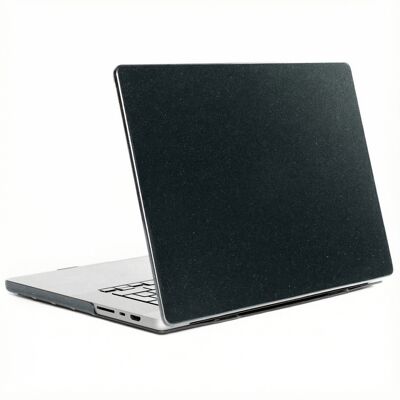 Selencia Glitzer Cover für das Apple MacBook Pro 14 Zoll (2021 / 2023 M3 chip / 2024 M4 chip / 2025 M5 chip) - Schwarz Selencia Glitzer Cover für das Apple MacBook Pro 14 Zoll (2021 / 2023 M3 chip / 2024 M4 chip / 2025 M5 chip) - Schwarz