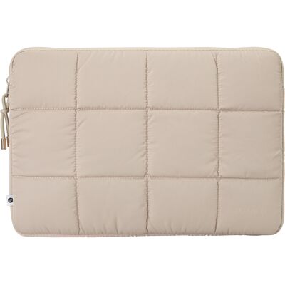 Selencia Puffy Laptop Hülle 15-16 Zoll - Laptop Sleeve - Beige Selencia Puffy Laptop Hülle 15-16 Zoll - Laptop Sleeve - Beige
