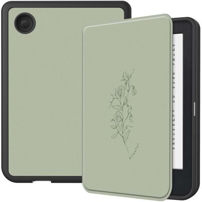 imoshion Design Slim Soft Case Sleepcover für das Kobo Clara 2E / Tolino Shine 4 - Floral Green imoshion Design Slim Soft Case Sleepcover für das Kobo Clara 2E / Tolino Shine 4 - Floral Green