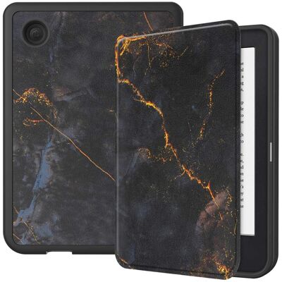 imoshion Design Slim Soft Case Sleepcover für das Kobo Clara 2E / Tolino Shine 4 - Black Marble imoshion Design Slim Soft Case Sleepcover für das Kobo Clara 2E / Tolino Shine 4 - Black Marble
