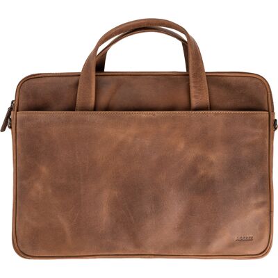 Accezz Leather Laptoptasche 16 Zoll - Cognac Accezz Leather Laptoptasche 16 Zoll - Cognac