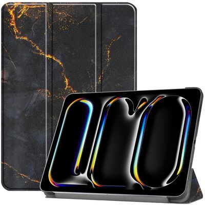 imoshion Design Trifold Klaphülle für das Apple iPad Pro 13 (2025) M5 / (2024) M4 - Black Marble imoshion Design Trifold Klaphülle für das Apple iPad Pro 13 (2025) M5 / (2024) M4 - Black Marble