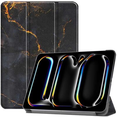 imoshion Design Trifold Klaphülle für das Apple iPad Pro 11 (2025) M5 / (2024) M4 - Black Marble imoshion Design Trifold Klaphülle für das Apple iPad Pro 11 (2025) M5 / (2024) M4 - Black Marble