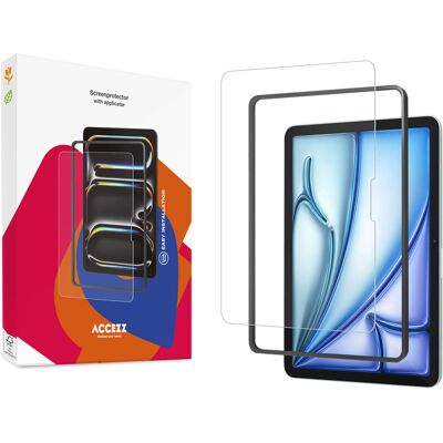 Accezz Schutzfolie aus gehärtetem Glas mit Applikator für das Apple iPad Air 11 Zoll (2026) M4 / (2025) M3 / (2024) M2 Accezz Schutzfolie aus gehärtetem Glas mit Applikator für das Apple iPad Air 11 Zoll (2026) M4 / (2025) M3 / (2024) M2