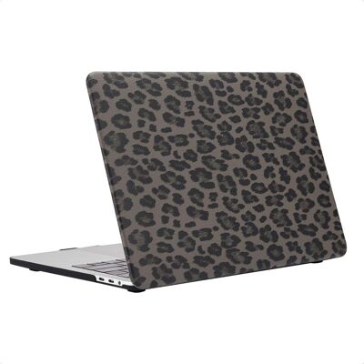 Selencia Sabi Laptop Cover Leopardenmuster für das Apple MacBook Pro 16 Zoll (2021 / 2023 M3 / 2024 M4 / 2026 M5) - Midnight Black Selencia Sabi Laptop Cover Leopardenmuster für das Apple MacBook Pro 16 Zoll (2021 / 2023 M3 / 2024 M4 / 2026 M5) - Midnight Black