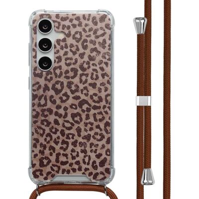 imoshion Design Hülle mit Band für das Samsung Galaxy S24 - Leopard Mood imoshion Design Hülle mit Band für das Samsung Galaxy S24 - Leopard Mood