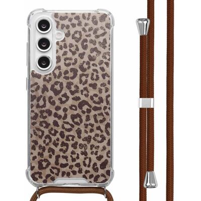 imoshion Design Hülle mit Band für das Samsung Galaxy S24 FE - Leopard Mood imoshion Design Hülle mit Band für das Samsung Galaxy S24 FE - Leopard Mood