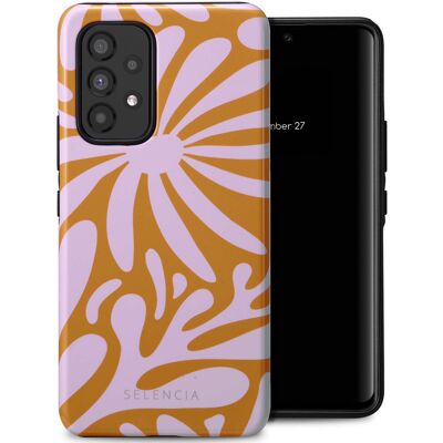 Selencia Vivid Back Cover für das Samsung Galaxy A53 - Modern Bloom Pink Selencia Vivid Back Cover für das Samsung Galaxy A53 - Modern Bloom Pink