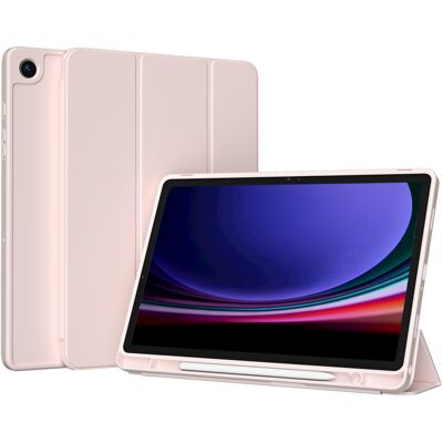 Accezz Smarte Klapphülle aus Silikon für das Samsung Galaxy Tab A9 Plus - Rosa Accezz Smarte Klapphülle aus Silikon für das Samsung Galaxy Tab A9 Plus - Rosa