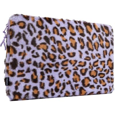 imoshion Fluffy Laptop Hülle 13-14 Zoll - Laptop Sleeve - Leopard Lilac imoshion Fluffy Laptop Hülle 13-14 Zoll - Laptop Sleeve - Leopard Lilac