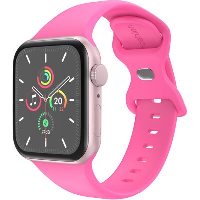 imoshion Silikon-Armband⁺ für Apple Watch 38/40/41/42 mm - Größe S/M - Barbie Pink imoshion Silikon-Armband⁺ für Apple Watch 38/40/41/42 mm - Größe S/M - Barbie Pink
