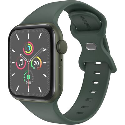 imoshion Silikon-Armband⁺ für Apple Watch 38/40/41/42 mm - Größe S/M - Olive imoshion Silikon-Armband⁺ für Apple Watch 38/40/41/42 mm - Größe S/M - Olive