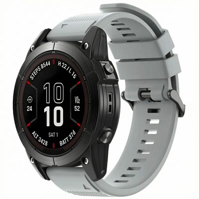 imoshion QuickFit® Silikonarmband - Garmin 26 mm Anschluss - Grau imoshion QuickFit® Silikonarmband - Garmin 26 mm Anschluss - Grau