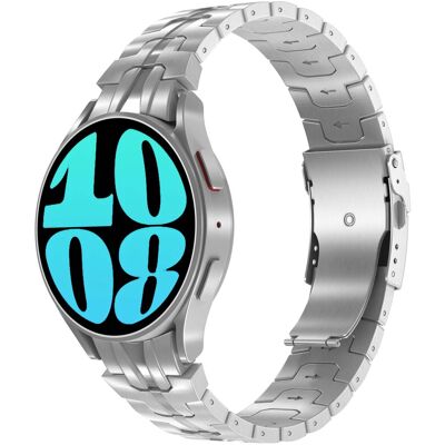 Accezz Steel Band für das Samsung Galaxy Watch 4 / 5 / 6 / 7 / FE (20 mm) - Silber Accezz Steel Band für das Samsung Galaxy Watch 4 / 5 / 6 / 7 / FE (20 mm) - Silber