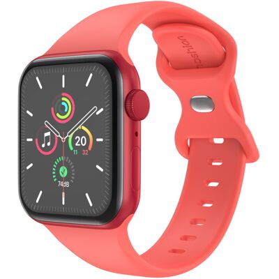 imoshion Silikon-Armband⁺ für Apple Watch 38/40/41/42 mm - Größe S/M - Coral imoshion Silikon-Armband⁺ für Apple Watch 38/40/41/42 mm - Größe S/M - Coral