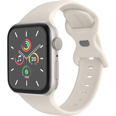 imoshion Silikon-Armband⁺ für Apple Watch 38/40/41/42 mm - Größe S/M - Starlight imoshion Silikon-Armband⁺ für Apple Watch 38/40/41/42 mm - Größe S/M - Starlight