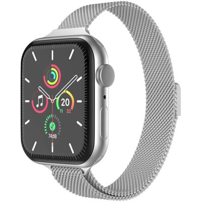 imoshion Mailandisches schlankes Armband für Apple Watch 38/40/41/42 mm - Silber imoshion Mailandisches schlankes Armband für Apple Watch 38/40/41/42 mm - Silber