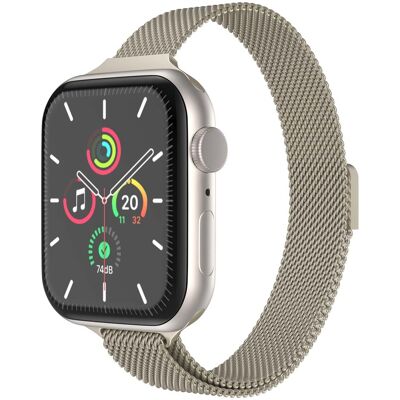 imoshion Mailandisches schlankes Armband für Apple Watch 38/40/41/42 mm - Champagne imoshion Mailandisches schlankes Armband für Apple Watch 38/40/41/42 mm - Champagne
