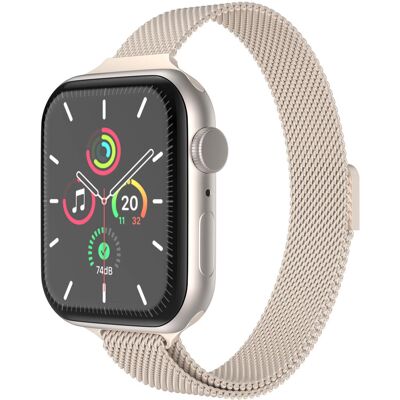 imoshion Mailandisches schlankes Armband für Apple Watch 38/40/41/42 mm - Starlight imoshion Mailandisches schlankes Armband für Apple Watch 38/40/41/42 mm - Starlight