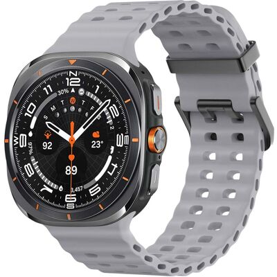 imoshion Ocean Silikonarmband für Samsung Galaxy Watch Ultra 2 (2026) / Ultra (2024/2025) - Brown Gray imoshion Ocean Silikonarmband für Samsung Galaxy Watch Ultra 2 (2026) / Ultra (2024/2025) - Brown Gray