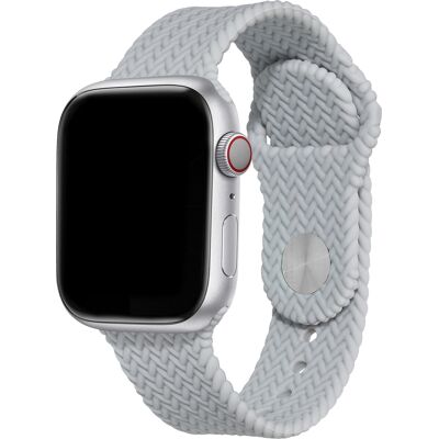 imoshion Geflochtenes Silikonarmband für Apple Watch 38/40/41/42 mm - Grau imoshion Geflochtenes Silikonarmband für Apple Watch 38/40/41/42 mm - Grau