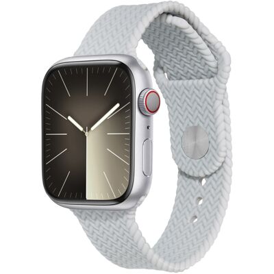 imoshion Geflochtenes Silikonarmband für Apple Watch 44/45/46/49 mm - Grau imoshion Geflochtenes Silikonarmband für Apple Watch 44/45/46/49 mm - Grau