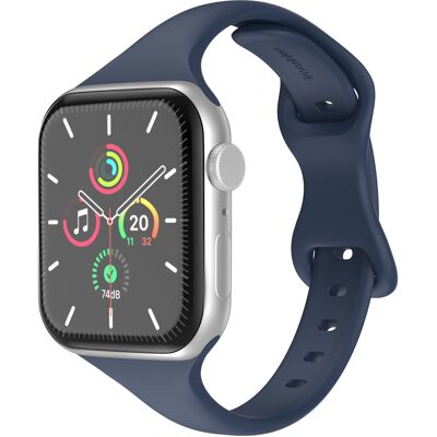 imoshion Slim Silikonarmband für Apple Watch 44/45/46/49 mm - Navy Blue imoshion Slim Silikonarmband für Apple Watch 44/45/46/49 mm - Navy Blue